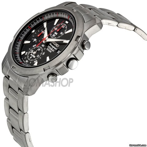 Seiko Titanium Chronograph Mens Watch SNAE47 WATCHES 2