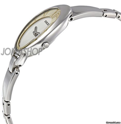 Seiko White Dial Stainless Steel Bangle Ladies Watch SUJE47 WATCHES 2