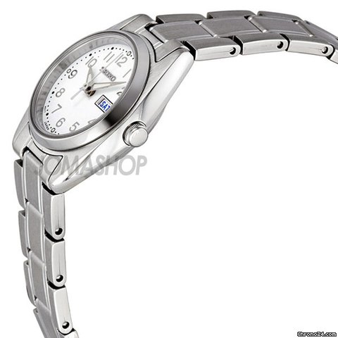 Seiko Silver Dial Stainless Steel Ladies Watch SXA133 WATCHES 2