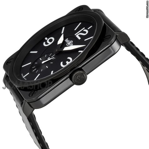 Bell & Ross Aviation Black Dial Black Patent Leather Unisex Watch BRS-BLK-BKPAT WATCHES 2