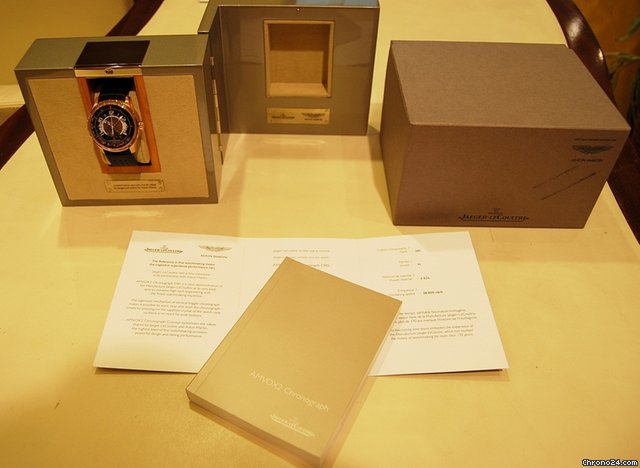 Jaeger-LeCoultre AMVOX II CHRONOGRAPH LIMITED EDITION ROSE GOLD ASTON MARTIN WATCHES 2