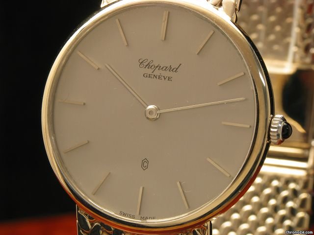 replica Chopard 18kt 750 Wei gold Herrenuhr / Inkl. Box WATCHES 1