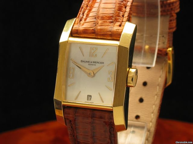 replica Baume & Mercier & Diamant S 18kt Gold Damenuhr Inkl. Box & Papiere WATCHES 1