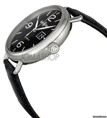 Bell & Ross WW1 Grande Date Black Dial Automatic Mens Watch BRWW196-BL-ST WATCHES 2
