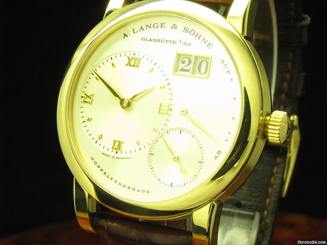 replica A. Lange & Sohne Lange 1 18kt Gold Handaufzug Herrenuhr WATCHES 1