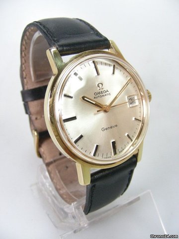 replica Omega Classique vintage or plaque cadran silver WATCHES 1
