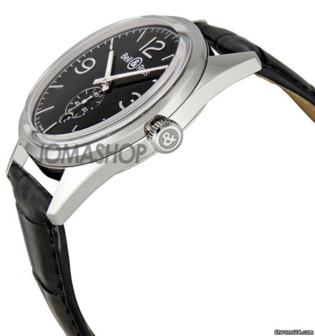 Bell & Ross Officer Black Dial Automatic Mens Watch BR123-OFFICER-BL WATCHES 2