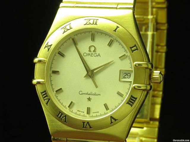 replica Omega Constellation 18kt 750 Gold Herrenuhr Inkl. Box & Papiere WATCHES 1