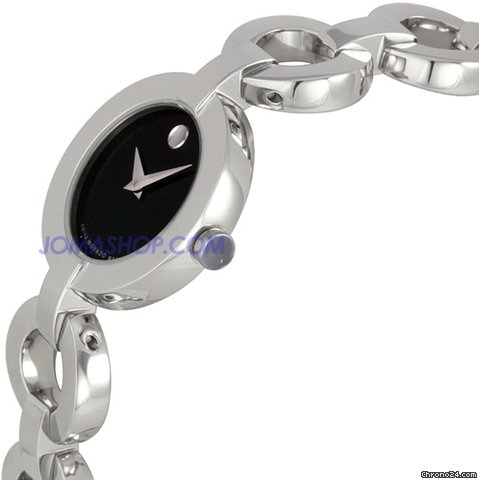 Movado Ladies Bela Moda Stainless Steel Bracelet Watch 0606260 WATCHES 2