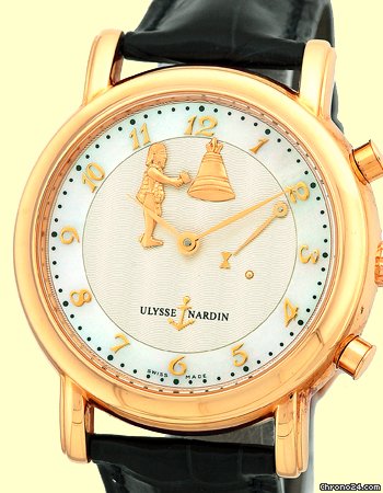 Ulysse Nardin Gent's 18K Rose Gold Hour Striker San Marco Strapwatch WATCHES 2