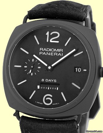 Panerai Gent's Ceramic Radiomir 8 Days PAM 384 WATCHES 2