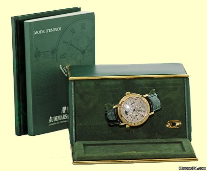 replica Audemars Piguet Gent's 18K Yellow Gold Equation of Time Perpetual Calendar WATCHES 1