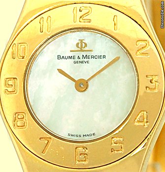 Baume & Mercier Lady's 18K Yellow Gold & Linea WATCHES 2