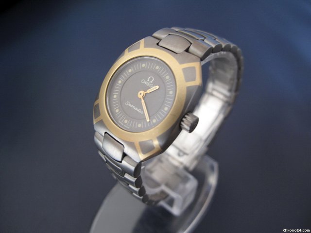 replica Omega Seamaster Mini Damenuhr Titan/Gold WATCHES 1
