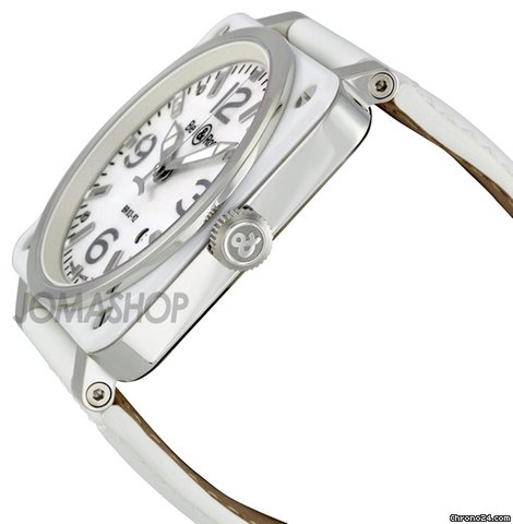Bell & Ross Aviation Mother of Pearl White Ceramic Mens Watch BR0392-WHT-CER WATCHES 2