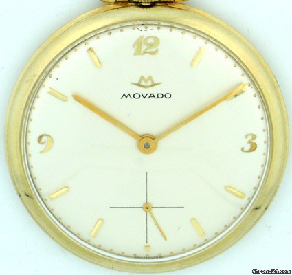 replica Movado Pocket Watch circa 1950's WATCHES 1 