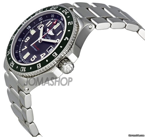 Breitling Superocean GMT Black Dial Automatic Stainless Steel Mens Watch A32380A3-BA38SS WATCHES 2