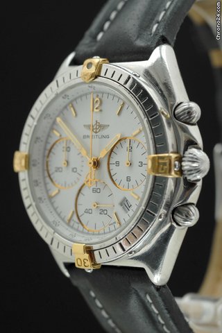 replica Breitling Stahl/Gold am Lederband -TOP ZUSTAND- WATCHES 1