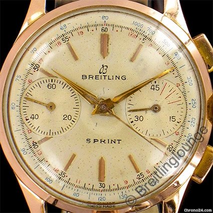 replica Breitling Sprint 18 Kt Rose-Gold Chronograph WATCHES 1