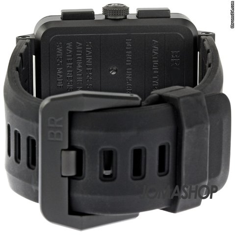 replica Bell & Ross Aviation Black Dial Chronograph Mens Watch BR0394-BL-CA WATCHES 1