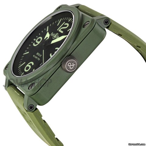 Bell & Ross Military Khaki Ceramic Mens Watch BR0392-CERAM-MIL WATCHES 2