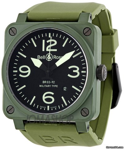 Bell & Ross BR0392-CERAM-MIL Watches Watch