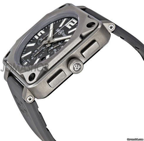 Bell & Ross Aviation Pro Titanium Chronograph Mens Watch BR0194-PRO-TI WATCHES 2