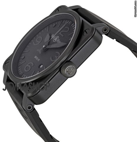 Bell & Ross Aviation Phantom All Black Dial Automatic 42MM Mens Watch BR-03-92-PHANTOM WATCHES 2