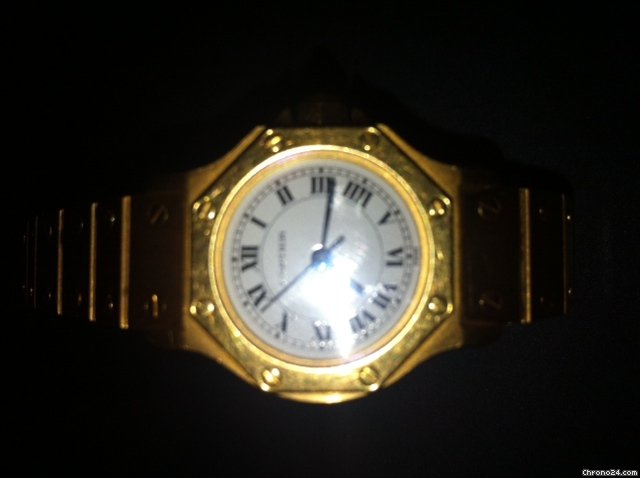 Cartier Santos Octogonal Oro para Dama WATCHES 2