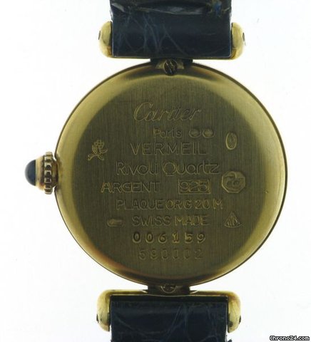 Cartier RIVOLI IN VERMEIL WATCHES 2
