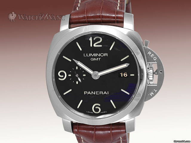 Panerai PAM 320 M - Luminor 1950 GMT 3-Days Automatic - 44mm Stainless Steel - Brand New in Box w/ All Boxes & Papers WATCHES 2