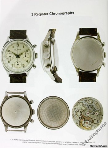 Jaeger-LeCoultre Pre-Daytona TRI-COMPAX Valjoux 72 WATCHES 2