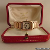 Cartier tank mini red gold quartz WATCHES 2