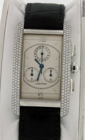 replica Cartier Tank Americaine Men's Pre-owned WATCHES 1