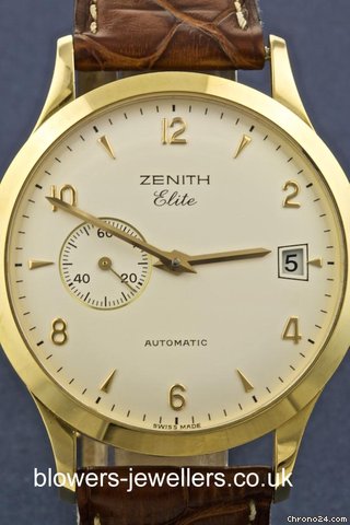 Zenith 18ct Yellow Gold Zenith Elite Automatic 30.0125.680/01 WATCHES 2