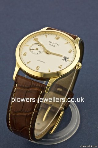 replica Zenith 18ct Yellow Gold Zenith Elite Automatic 30.0125.680/01 WATCHES 1