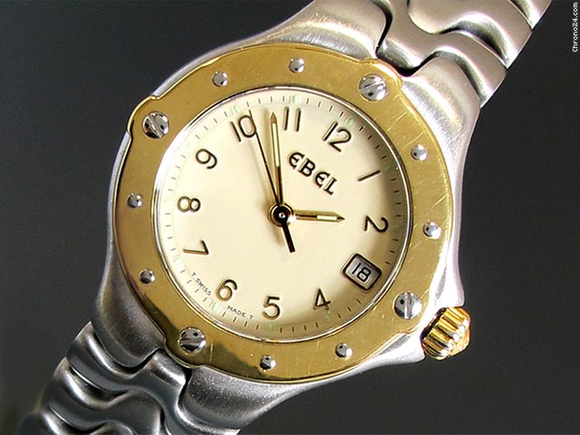 replica Ebel "Sportwave" Lady, Stahl/Gold WATCHES 1