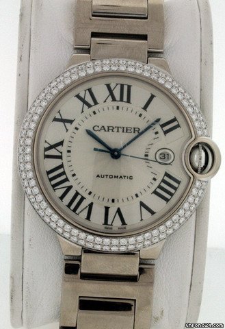 replica Cartier Ballon Bleu Men's WE9009Z3 Pre-owned WATCHES 1