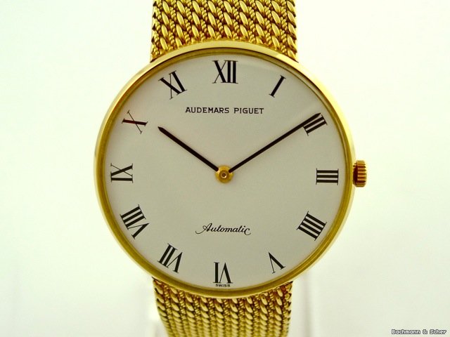 replica Audemars Piguet Gentleman's Watch, 18k Yellow Gold WATCHES 1