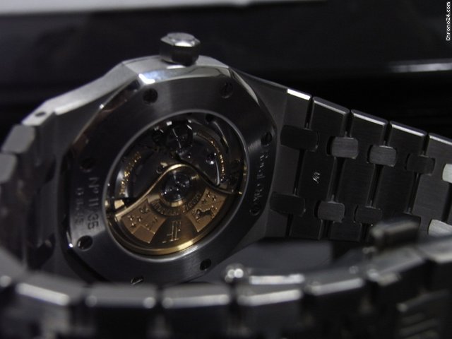 Audemars Piguet New Royal Oak Classic Steel Automatic Black Dial WATCHES 2