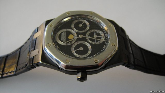 Audemars Piguet Royal Oak Quantieme Perpetual Black Platinum WATCHES 2