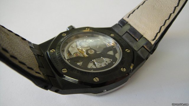 replica Audemars Piguet Royal Oak Quantieme Perpetual Black Platinum WATCHES 1