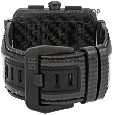 replica Bell & Ross Aviation Black Carbon Fiber Chronograph Automatic Mens Watch BR0194-CA-FIBER WATCHES 1