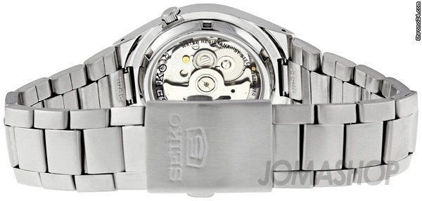 replica Seiko 5 Black Dial Stainless Steel Mens Watch SNK607 WATCHES 1