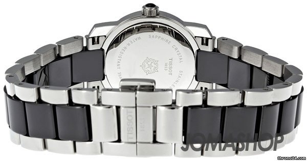 replica Tissot T-Trend Black Ceramic Diamond Ladies Watch T0642102205600 WATCHES 1