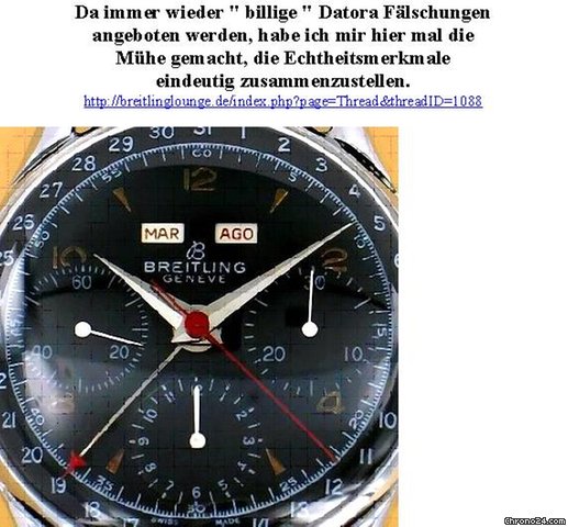 Breitling (Ur-) Datora 785D Dato-Compax WATCHES 2