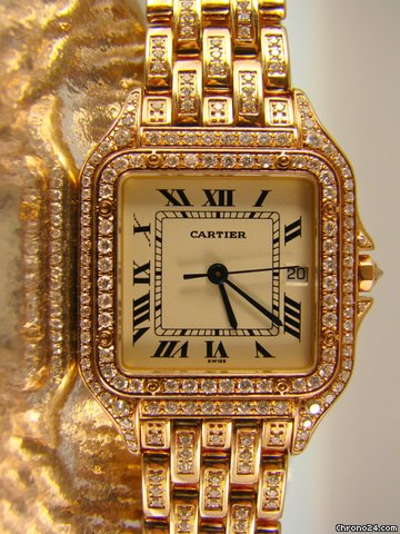 Cartier PANTHERE ROSEGOLD ORIGINAL DIAMANTEN NEU WATCHES 2