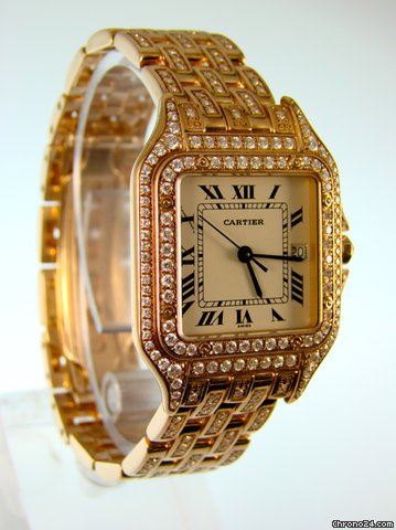 replica Cartier PANTHERE ROSEGOLD ORIGINAL DIAMANTEN NEU WATCHES 1