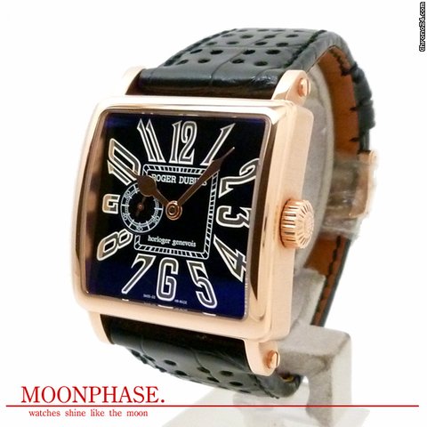 Roger Dubuis G34 21 5 9.63 ゴールデンスクエア 34mm RG 黒?アラビアダイヤル Golden Square WATCHES 2