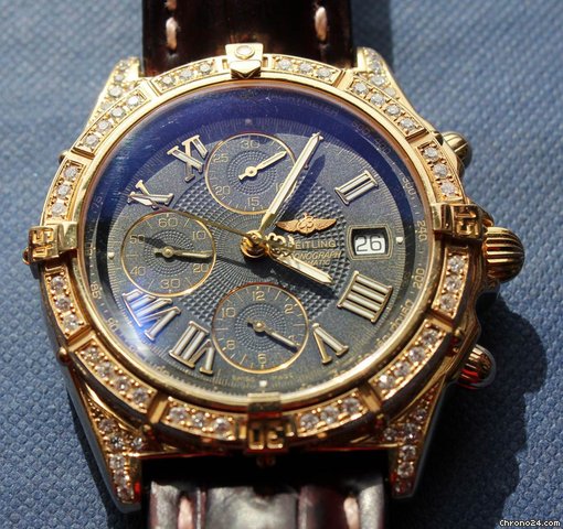 Breitling Crosswind 44mm doppelbriliantl¨¹nette WATCHES 2